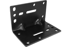 AKOLAFE Universal Winch Mount Bracket - Heavy Duty Right Angle Mounting Plate, 5MM / 3/16INCH Thickness Solid Steel, for Trailers, ATV, Trucks and Vehicles