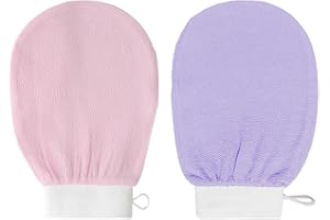 LAKJUOZ Guante Exfoliante Corporal 2 Piezas Manoplas Exfoliantes Guante Exfoliante Kessa Guante Exfoliante Para Baño Para Exfoliante Corporal Exfoliante Ducha En Belleza Para Limpiar