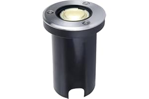 LED Recessed Floor Light 'Kenan' (Modern) in Silver Made of Aluminium (1 Light Source,) from Lucande | Outdoor recessed Floor Light