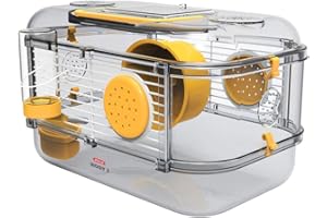 Zolux Käfig für Hamster, Mäuse, Rennmäuse, 3 Zoll Mini, 1 Stück (1er Pack), Long 33 cm x larg 21 cm x haut 18 cm.