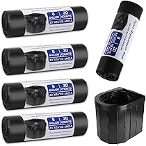 Emergenza Outdoor Sacchetti Igienici Da Campeggio WADEO 80 Pezzi - 45L/12 Galloni, Resistenti E Biodegradabili, Per Viaggi E Emergenze Sacchetti