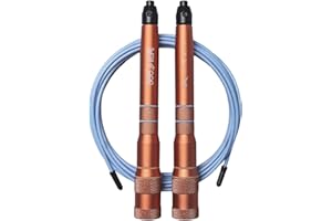 Picsil BEE - Cuerda de saltar de alta velocidad, cuerda ligera hecha de aluminio, solo 200 g, sistema de cuerda autojustable, entrenamiento, boxeo, fitness, puro hombre y mujer