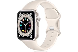 Epova Pasek do zegarka Apple Watch 38 mm, 42 mm, 40 mm, 44 mm, 41 mm, 45 mm, 49 mm, silikonowy zamiennik paska do zegarka iWatch SE serii 9, 8, 7, 6, 5, 4, 3, 2, 1