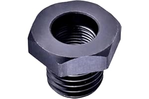 LIOAEUST Wood Lathe Chuck Adapter,Wood Turning Lathe Headstock Spindle Chuck Adapter 1inch-8TPI to 3/4×16 Tool