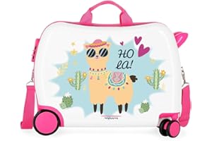 Movom Happy Time Valise Enfant Multicolore 50x38x20 cms Rigide ABS Serrure à combinaison 34L 2,1Kgs 4 roues Bagage à main