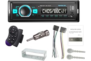 NC 1 Din Car Radio Stereo DAB/DAB+/FM Receiver Car Digital Radio System BT4.2 U-Disk TF Crad MP3 Player Dual USB Port