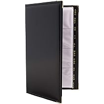 Portabiglietti Da Visita In Finta Pelle - Album Elegante Nero Per 120 Carte Alassio - Foto 5