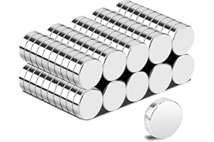 Aenienoe 100 Stück Magnete Kleine Magnete Stark Neodym Magneten Mini 7x2mm Rund für Pinnwand Magnettafel Kühlschrank Whiteboard Handwerk Fotos Starke Magnets