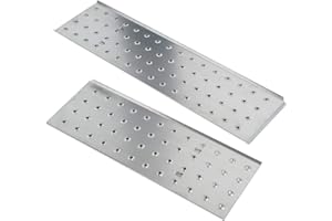 GABBZ GABZ Multi Purpose Aluminium Telescopic Heavy Duty Combination Folding Ladder, Manufactured to EN131 Specifications (2 X Platforms)