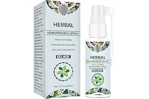 MISSDONG Natural Herbal Hemorrhoids Spray, Itching Burning, Fast Relief of Hemorrhoids and Anal Fissures (1 Stücke)