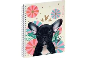 Exacompta - 999143E - Cahier de textes Lovely - 17 x 22 cm - Visuel chiot