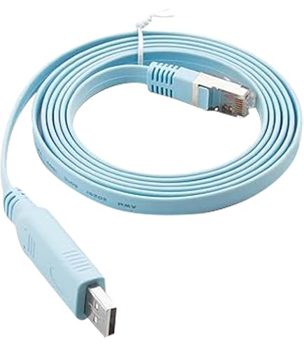 DSD TECH USB-zu-Konsolenkabel Mit CH340C Chip – 1,8 M Für Router & Switches (Cisco, Ubiquiti, TP-Link U.a.)