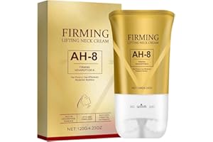 WUJIALINGMM AH-8 Firming Neck Cream, Tighten And Lift Neck Cream, Neck Firming Creams Contain Hexapeptide, With Double Roller Massage, Reduce Wrinkles Fine Lines And Double Chin, Firm And Lift Sagging Skin