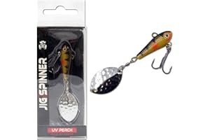 ANGEL-BERGER Wild Devil Baits Jig Spinner Spin Jig - Spinner con testa al piombo