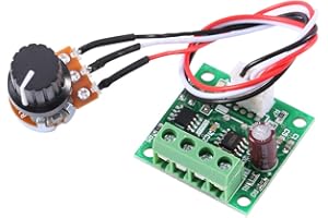 EUJGOOV Regulator Prędkości Silnika DC PWM 1.8V do 15V Moduł Kontroli Niskiego Napięcia Prąd Mniejszy Niż 2A