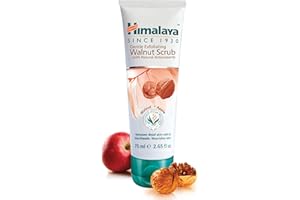 Himalaya Delikatnie Złuszczający Orzechowy Peeling z Witaminą E, Usuwa Brud, Zaskórniki i Martwe Komórki Naskórka 75 ml