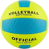 Hsport Softtouch Voleybol Topu Resmi Boyut No: 5 Premium Dikişli &Ccedil;ift Astarlı İ&ccedil; ve Dış Mekan i&ccedil;in Ma&ccedil; ve Antrenman Topu (Pom