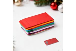 DCJWQ 50 Pcs Mini Money Envelopes for Cash Gifts, 4.29 X 2.25 Inch Tiny Envelopes