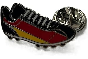 Pin Anstecker Deutschland Nationalmannschaft Fussball-Schuh Fußball Anstecknadel EM 2024 Fanartikel Offizielles DFB Lizenzprodukt Sport Merchandise Germany EURO Europameister