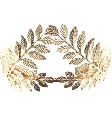 Gouden Lauwerkrans Hoofdband Geïsoleerd Op Wit Stockfoto en meer beelden van Aan de kant van