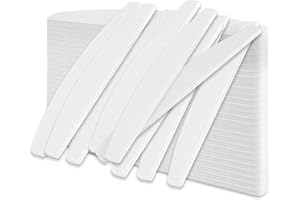AYITOO 50 Pezzi Lime per Unghie Professional, 100/180 Lima Unghie Lavabile,Doppia Faccia Lima Unghie per Manicure E Unghie in Gel,Forma di Trapezio, di Colore Bianco