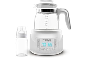 VORSPRUNG® Smart Baby Formula Kettle - Silent and Thermostatic, Baby Prep Feeding Kettle, Touch Screen, LED Display, Fast Accurate Temperature Control + LARGE Water Capacity for Bottles, Eco-Friendly