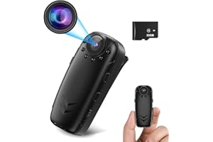 QZT Body Camera, Police Camera with 32GB SD Card HD 1080P Camera Video and Audio, with Image Taking Motion Detection Night Vision Function, Indoor and Outdoor Bicycle Riding Photography