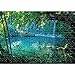 Produktbild Vlies Fototapete PREMIUM PLUS Wand Foto Tapete Wand Bild Vliestapete - Puzzle See Wasserfall Laubwald - no. 3244, Größe:208x146cm Vlies