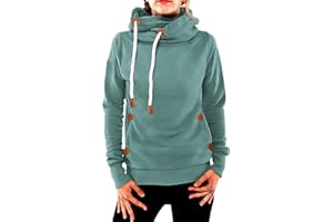 Cindeyar Damen Hoodie Winter Pullover Kapuzenpullover Langarm Baumwoll Mischung Warmer Sweatshirt Kapuzenjacke