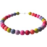 Polariskette „Rosanna“ – 42 Cm + 7 Cm Verlängerung, 14 Mm Polarisperlen, Handgefertigt