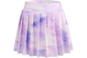 Bezioner Ragazze Gonna da Tennis, Gonna A Pieghe Sportiva con Tasche e Pantaloncini Interni,Gonna da Golf Uniforme Scolastica