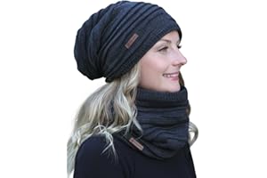 Hilltop Set Invernale da Uomo e Donna, Sciarpa in Pile e Cuffia/Berretto Abbinato