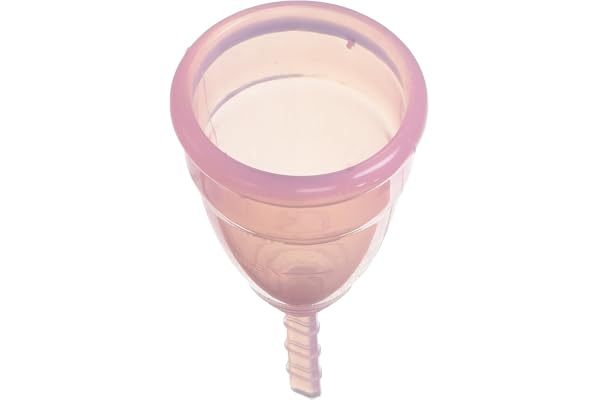 Pharma'Cup - Coupe Menstruelle Pliable Avec Boîte de Rangement - Flux Léger - En Silicone Médical - Réutilisable - Hygiénique - Lavable - Couleur Rose - Taille 1