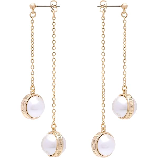 KOOUNUATA Orecchini Geometrici A Cerchio Pendenti – Oro 18k Placcato, Drop 3 Cm, Fatti A Mano Per Donna - copertina