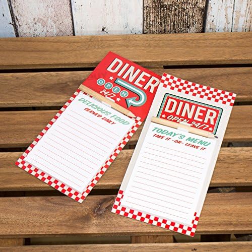 Magnetic American Diner To Do List Shopping Pad Kitchen Fridge Magnet