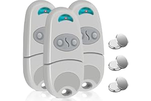 Effdrdfs Telecomando Cancello, 433,92MHz Telecomando Cancello Universali, 3PCS Telecomando Universale Cancello Compatibile con 433,92MHz NA,EE,EV, 2 Canali