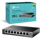 TP-Link TL-SG108PE, 8 Port Gigabit / 4 Port POE Smart Switch