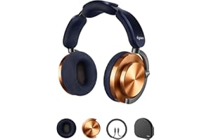 Dyson OnTrac™ kabelloser Kopfhörer mit aktiver Geräuschunterdrückung und bis zu 55 Stunden Akkulaufzeit - Nachtblau/Kupfer