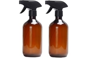 Bocotoer Homes - Botella vacía de plastico marrón con pulverizador de 500 ml, para plantas, peluquería, paquete de 2