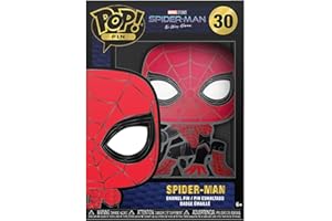 Funko Pop! Large Enamel Pin MARVEL: SPIDERMAN TOM HOLLAND - Spider-Man - Spiderman No Way Home Spille Smaltate - Spilla da Collezione Carina - per gli Zaini & Borse - Idea Regalo - Movies Fans