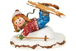 HUBRIG VOLKSKUNST GMBH Hubrig Neuheit 2014 - Winterkinder Bauchlandung, Höhe etwa 7cm, Erzgebirge