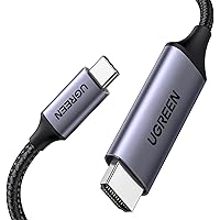 UGREEN Câble USB C vers HDMI 4K 60Hz 18Gbps Compatible avec Macbook M3 M2 M1 iPad Pro Air iPhone 16 Plus Pro Max 15 Galaxy S2