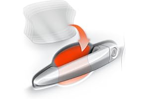 Luxshield Poignée de porte automatique Poignée de porte Luxshield Film de protection pour poignées encastrées - Lot de 5