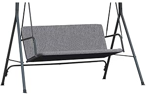 ‎FEROCITY Ferocity Ersatz-schaukelsitzbezug für Hollywoodschaukel | 100 x 138 cm | Cordura Stoff Sitzbezug für Garten Schaukel Stuhlbezug | Wetterbeständig | 2- und 3-sitzer für den Außenbereich | Flachs [101]