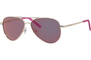 Polaroid PLD 8015/N AI J5G Gafas de Sol, Dorado (Gold/Grey Pink Grey Speckled Pz), 52 Unisex Niños