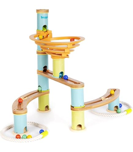 Clementoni 59306 Action & Reaction Effet Chaos – Kit de Construction en Plusieurs Parties pour Une Piste à Billes Extensible, Jouet d'apprentissage et de Construction pour Les Enfants à partir de 8