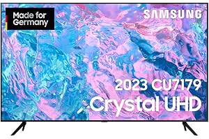 Samsung Crystal UHD CU7179 55 Zoll Fernseher (GU55CU7179UXZG, Deutsches Modell), PurColor, Crystal Prozessor 4K, Motion Xcele