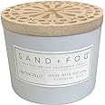 Sand + Fog Scented Candle - Limoncello – Additional Scents and Sizes – 100% Cotton Lead-Free Wick - Luxury Air Freshening Jar Candles - Perfect Home Decor – 12oz