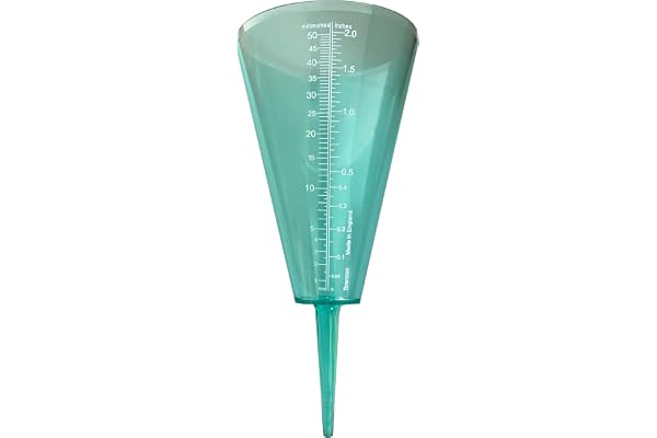 Pluviomètre d'arrosage pour surveiller les niveaux de pluie avec un pluviomètre à échelle facile à lire pour votre jardin