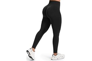 JOYSPELS Seamless Gym Leggings for Women UK High Waist Tummy Control Yoga Pants Womens Workout Ruched Scrunch Bums Activewear Leggings